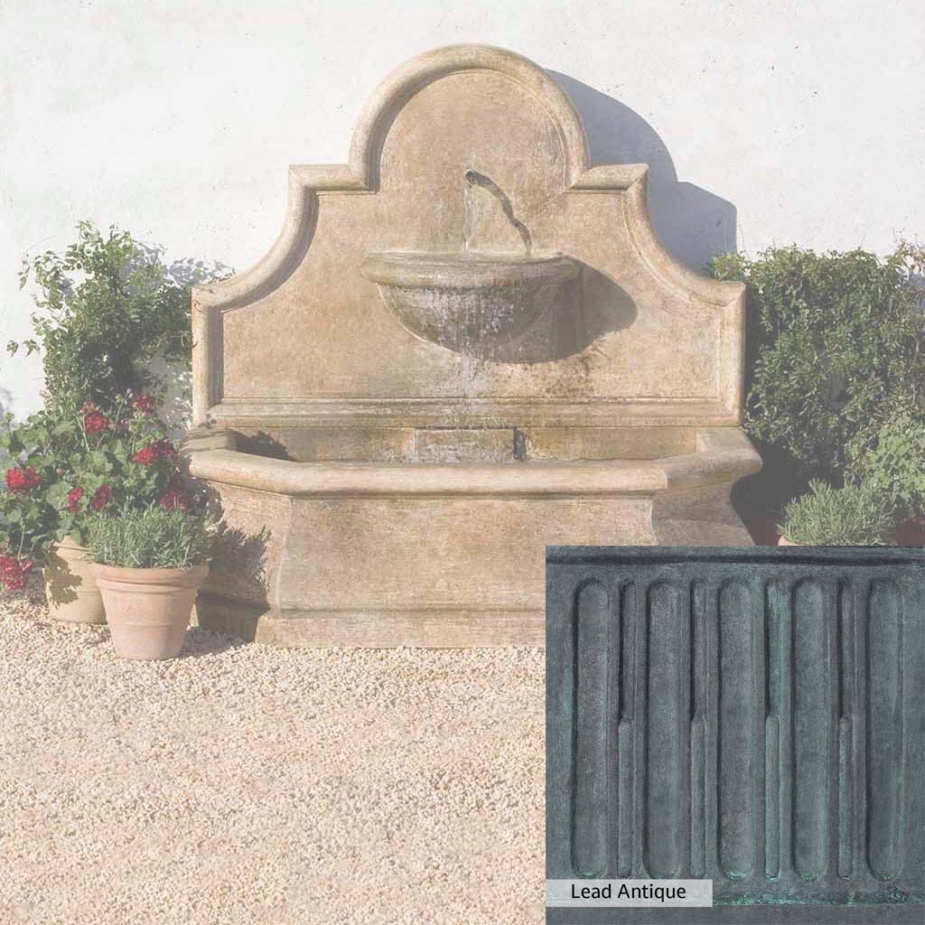 Campania International Andalusia Wall Fountain - Outdoor Garden Decor, Spanish-Inspired Water Feature for Patio, Yard & Landscape Design