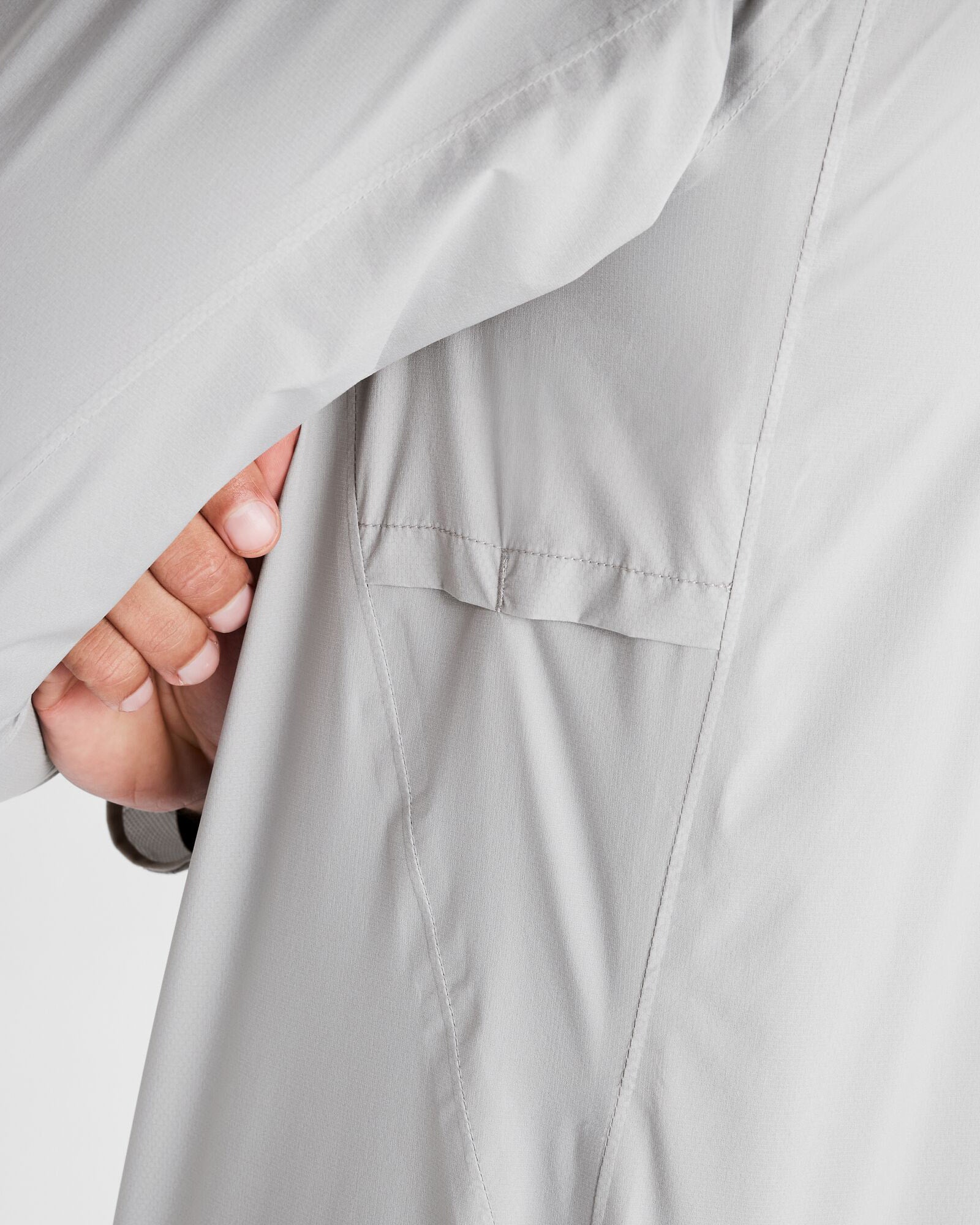 Men's Seeker 2.5L Waterproof Rain Jacket - Steel Grey | Lightweight Windbreaker for Hiking, Camping & Outdoor Activities