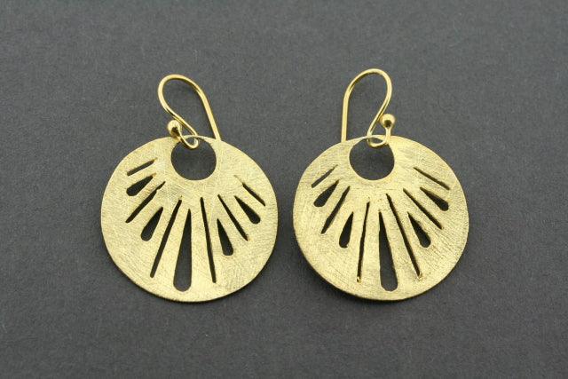 Elegant Gold Plated Christine Earrings for Women - Perfect for Parties, Weddings & Everyday Wear