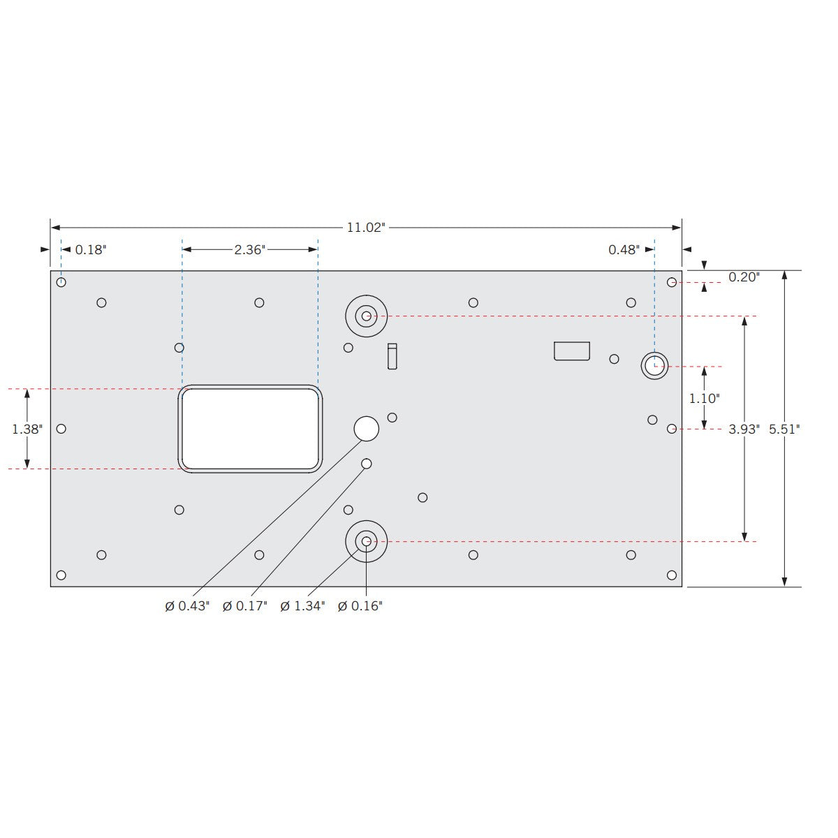 11 Inch Linear LED Retrofit Kit - 4200 Lumens, Selectable CCT (3000K-5000K), 120-277V - Perfect for Office, Garage & Commercial Lighting Upgrades