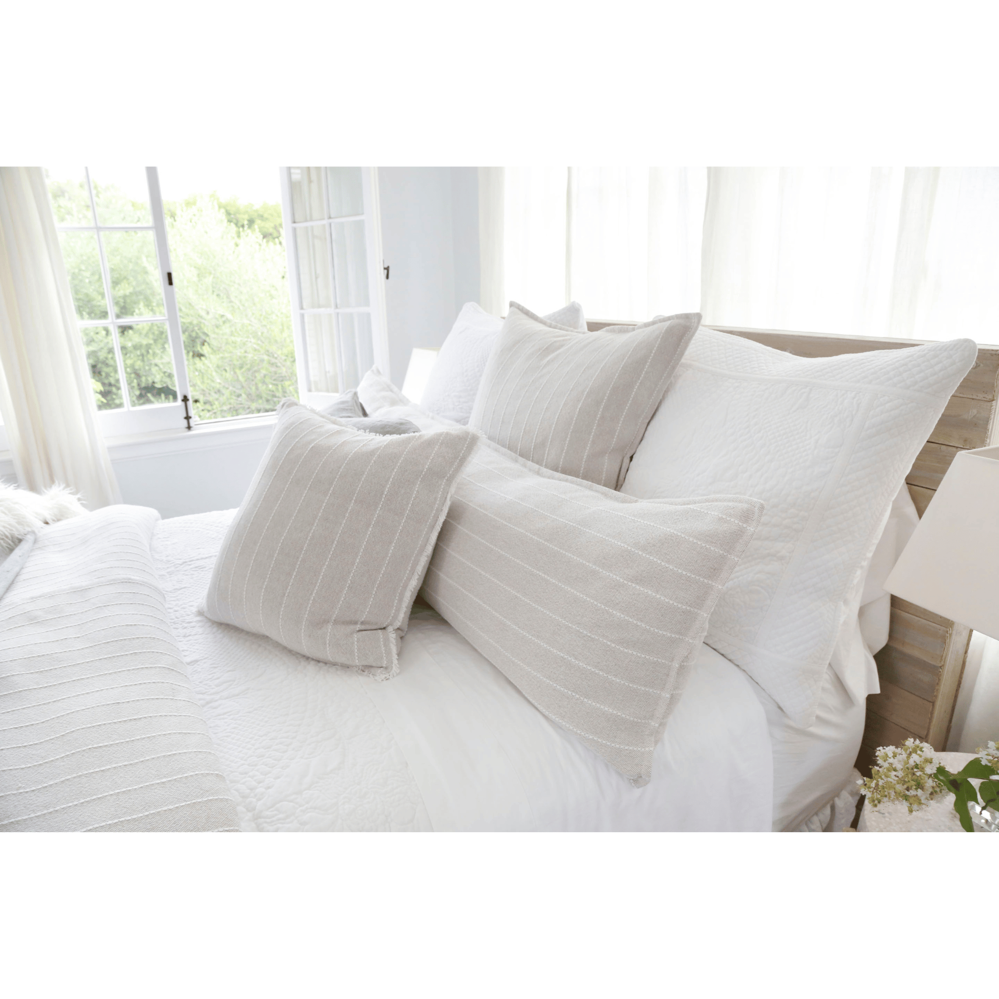 Comfortable Henley Body Pillow with Removable Insert - Perfect for Side Sleepers, Pregnancy Support & Home Decor
