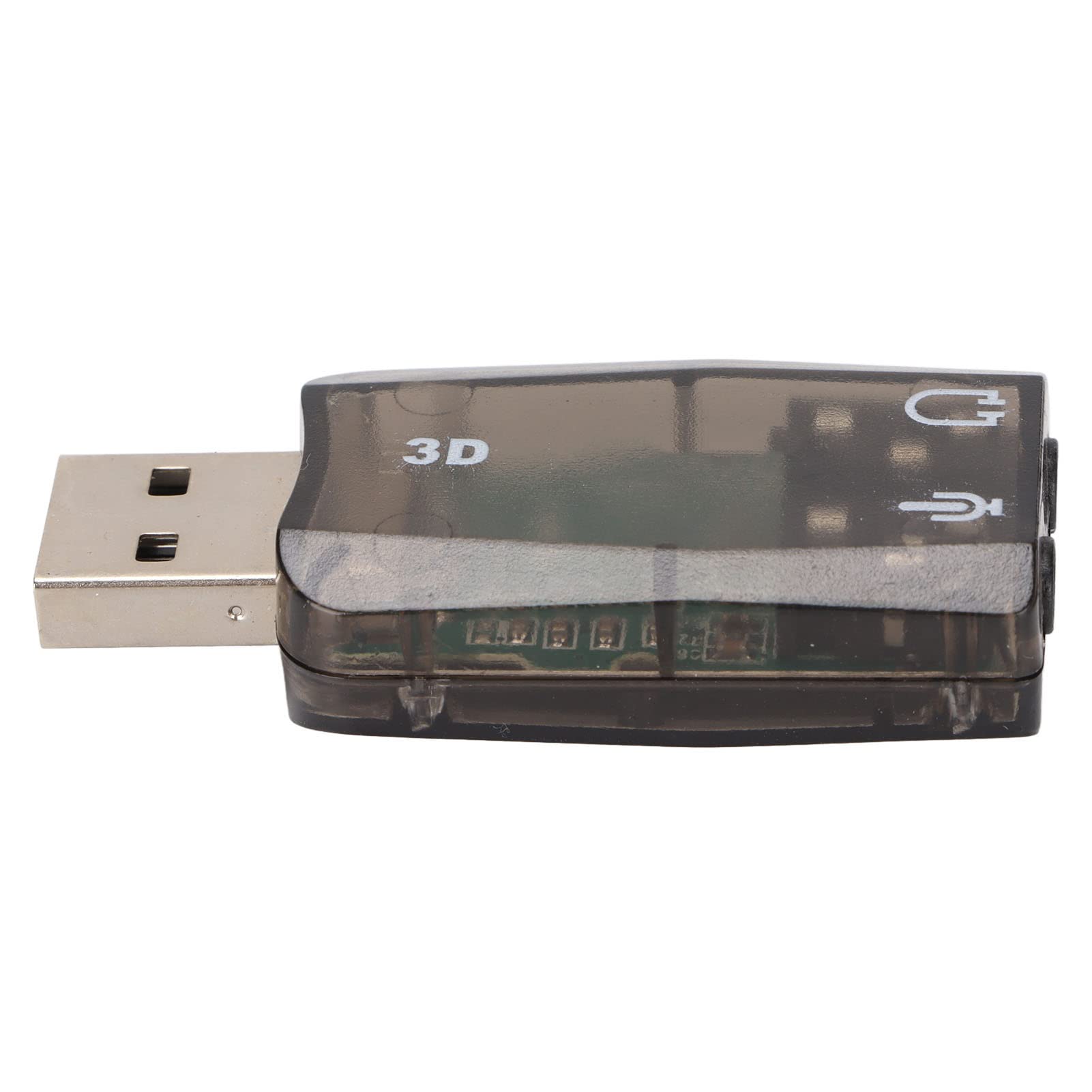 Premium USB External Sound Card Adapter for Laptop - High-Quality Audio Converter with Noise Reduction | Perfect for Online Meetings, Gaming & Music Streaming