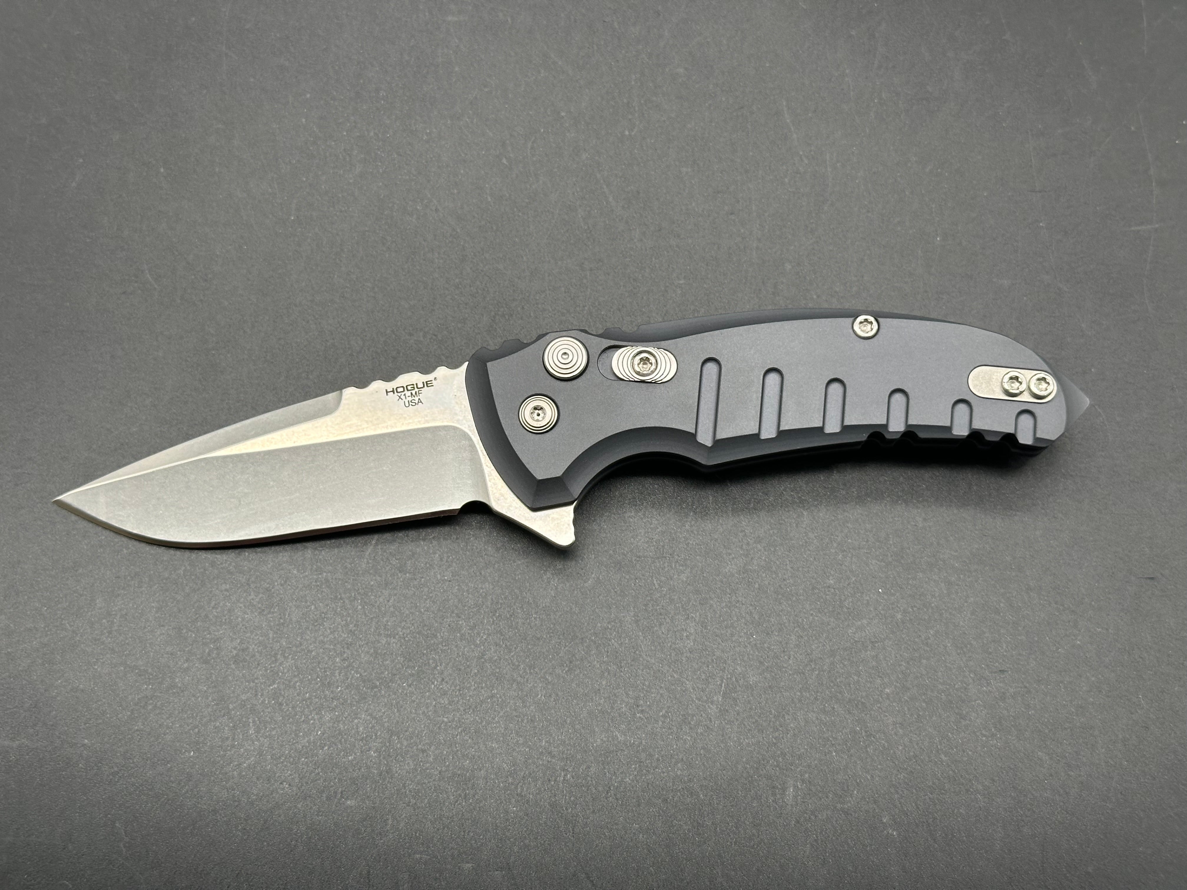 Hogue X1 Microflip Knife - Compact Folding Pocket Knife with Assisted Opening - Perfect for EDC, Camping, and Outdoor Adventures