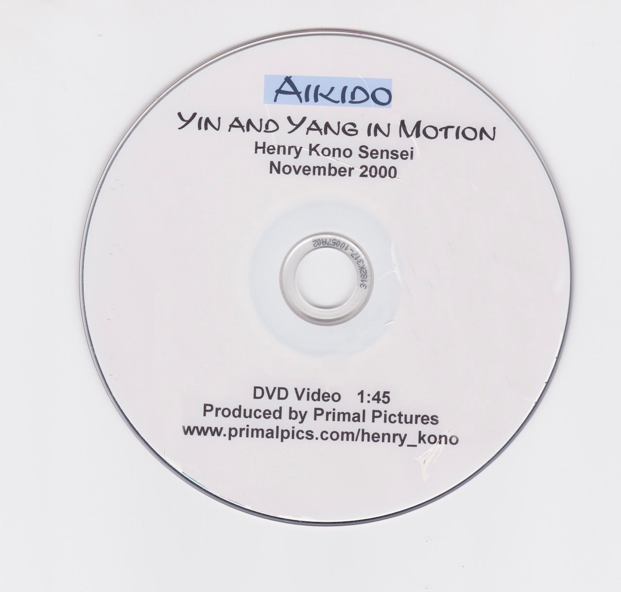 Preowned Aikido: Yin & Yang in Motion DVD by Henry Kono - Martial Arts Training & Meditation Guide for Home Practice