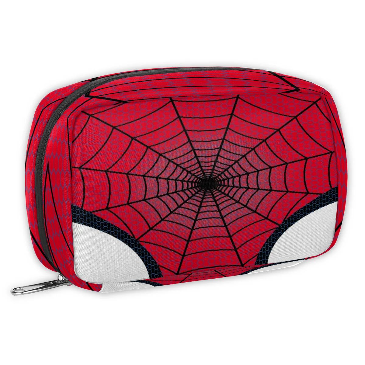 Kids Toiletry Bag for Boys - Waterproof Spider Web Design Travel Cosmetic Bag for Toddlers | Perfect for Weekend Trips, Sleepovers & Camping Accessories