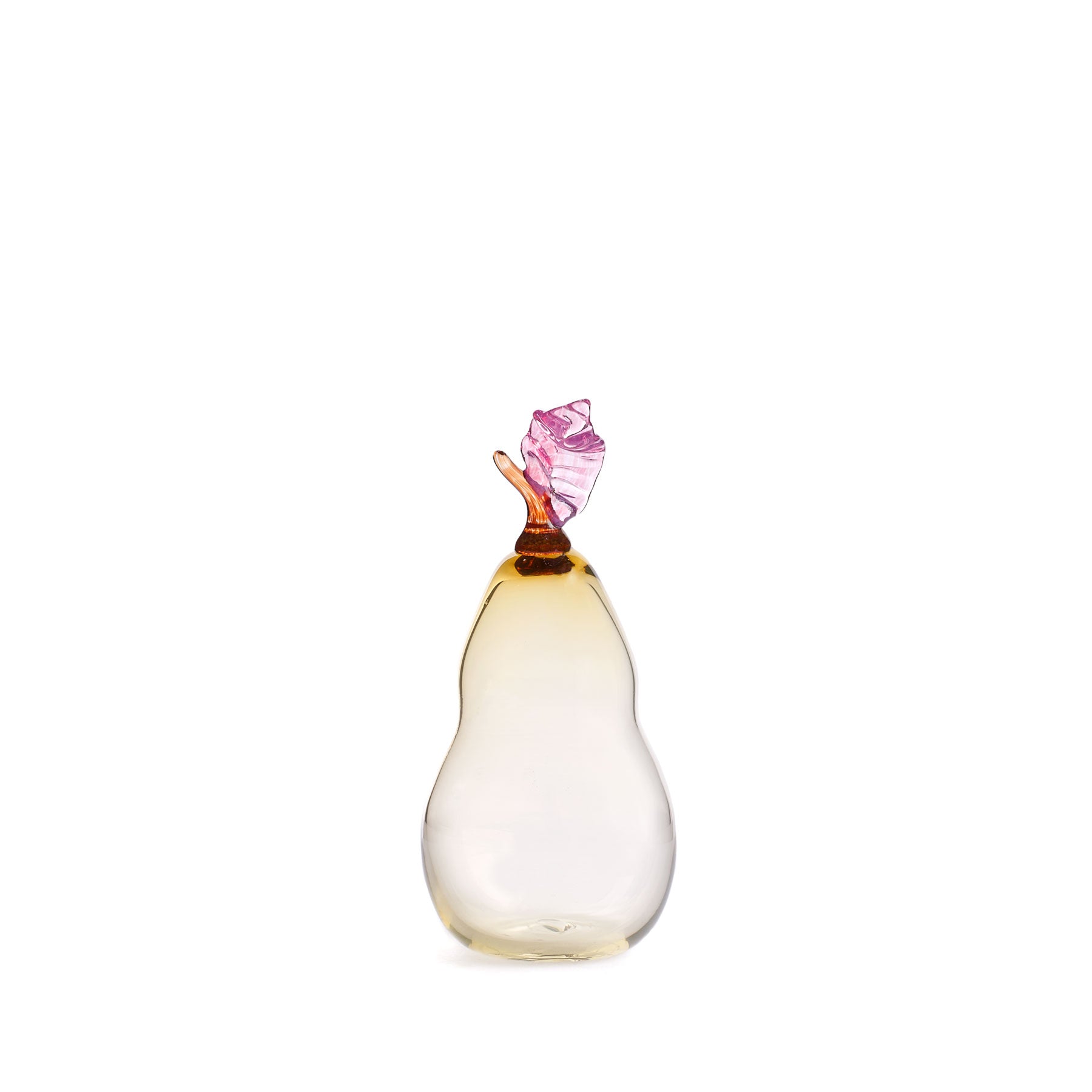 Elegant Marianne Pear Paperweight in Panna Cotta - Perfect for Home Office Decor, Desk Accessories & Gift Ideas