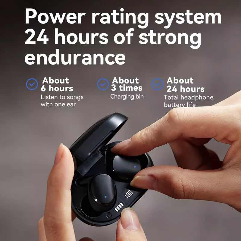 Sanag T10 Wireless Bluetooth Earbuds, True Wireless Stereo In-Ear Headphones with Noise Cancellation - Perfect for Gym, Running, Workouts & Commuting