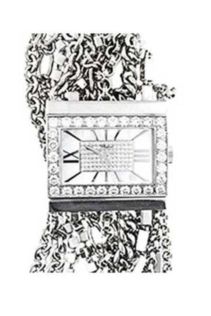 Chopard Classique White Gold Diamond Bezel Bracelet with Mother-of-Pearl Dial - Luxury Swiss Watch for Women, Perfect for Gala Events & Special Occasions