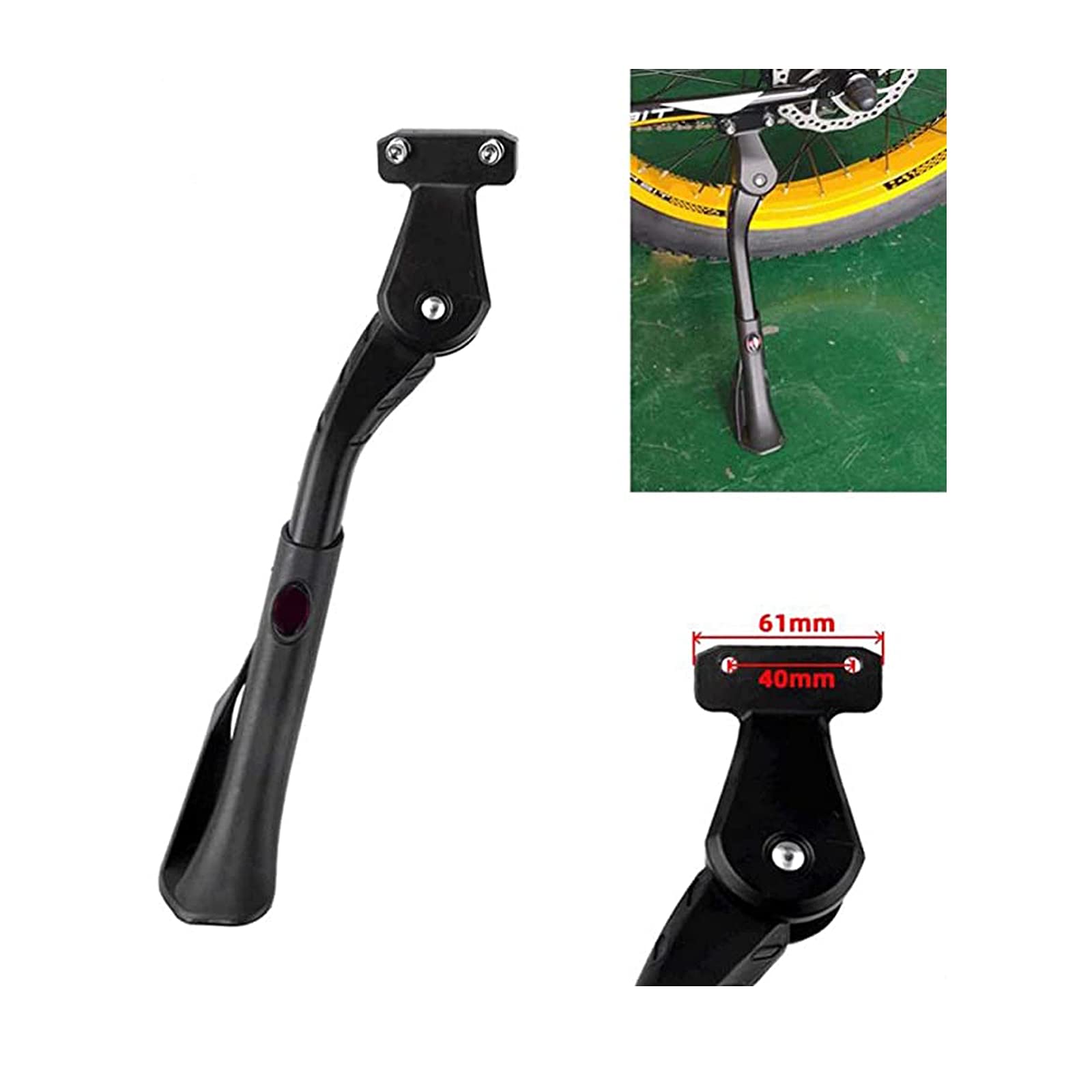 Adjustable Bicycle Kickstand - Universal Bike Side Support Stand for Road & Folding Bikes 20