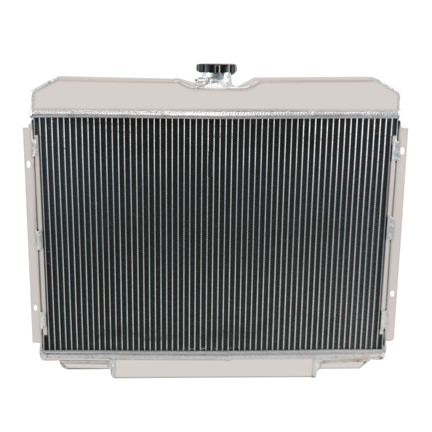 ALLOYWORKS 3 Row Aluminum Radiator with Shroud, Dual 12