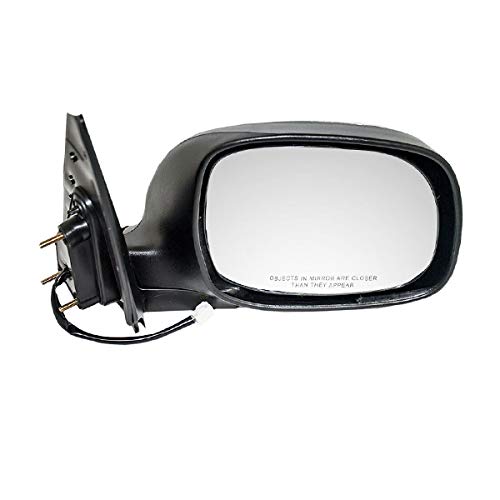 2004-2006 Toyota Tundra Double Cab Power Non-Heated Chrome Right Side Rear View Mirror - Replacement Auto Part for Improved Visibility & Safety While Driving