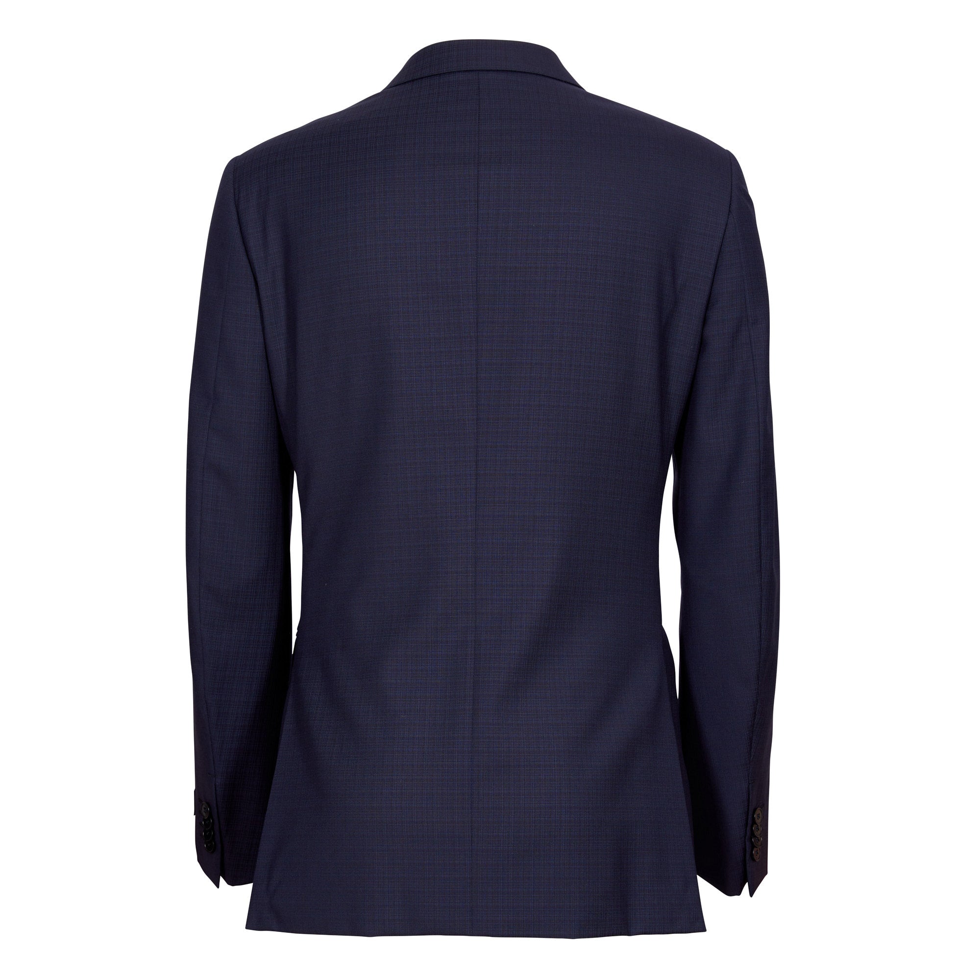 ERMENEGILDO ZEGNA Milano Pure Wool Navy Check Suit for Men | Business Formal Wear & Office Attire | Perfect for Weddings, Interviews & Corporate Events