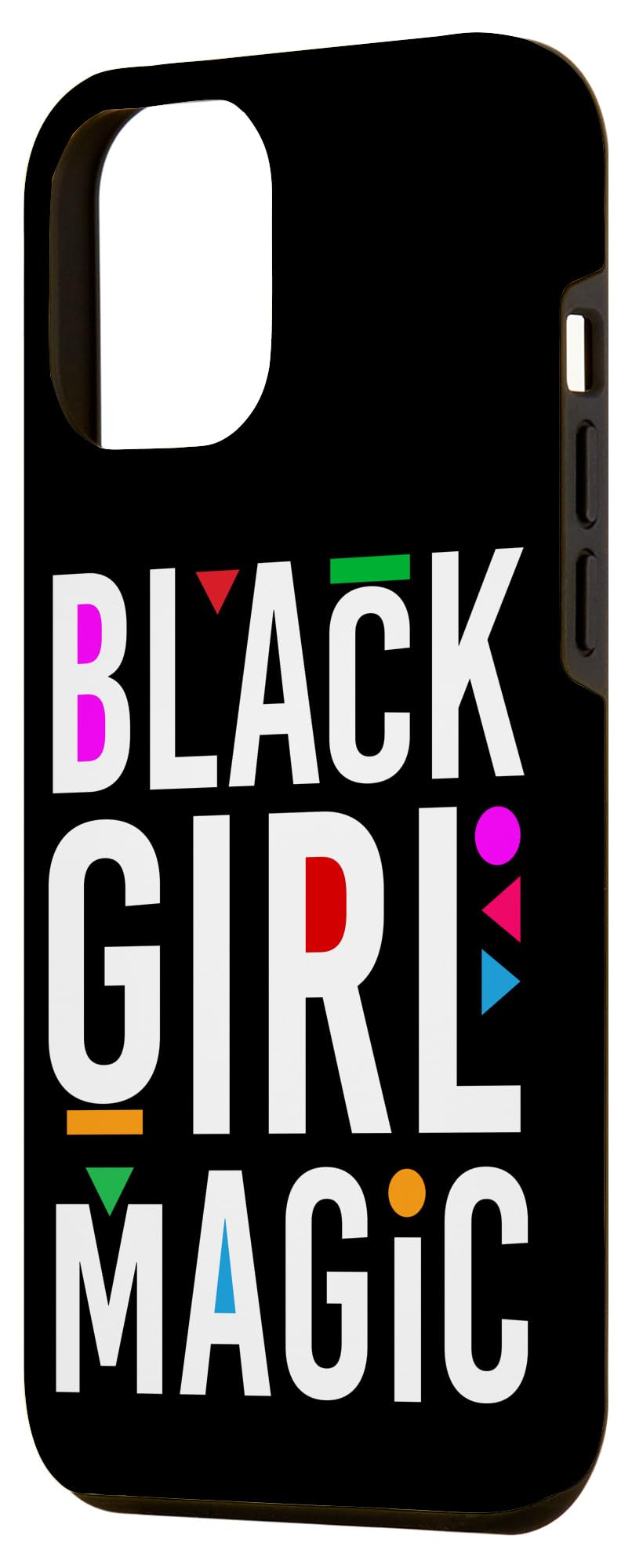 iPhone 12 Pro Max Case - Black Girl Pride Magic Word Art Protective Cover | Trendy Phone Case for Women, Girls | Perfect for Everyday Use, Work & School