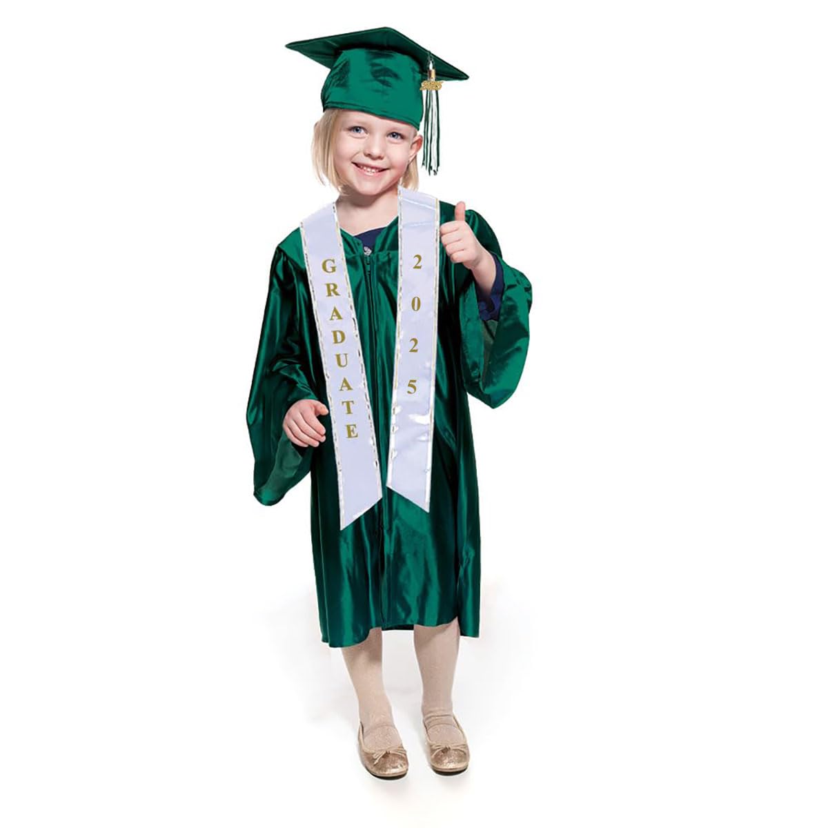 Premium Graduation Cap and Gown Set with Tassel, Sash, Class Ring & Diploma - Complete Graduation Accessories for High School & College Ceremonies - Perfect for Commencement, Photos & Graduation Parties