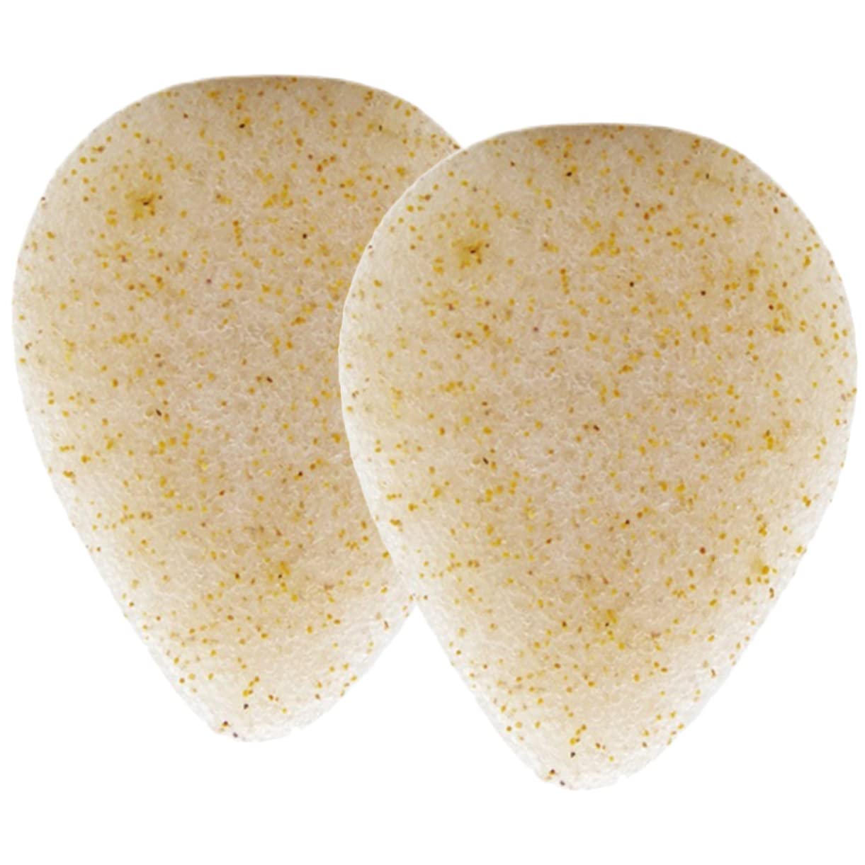 Minkissy 2 Pack Hydrating Facial Cleansing Sponges - Gentle Makeup Remover Pads for Soft Skin | Perfect for Daily Skincare & Travel