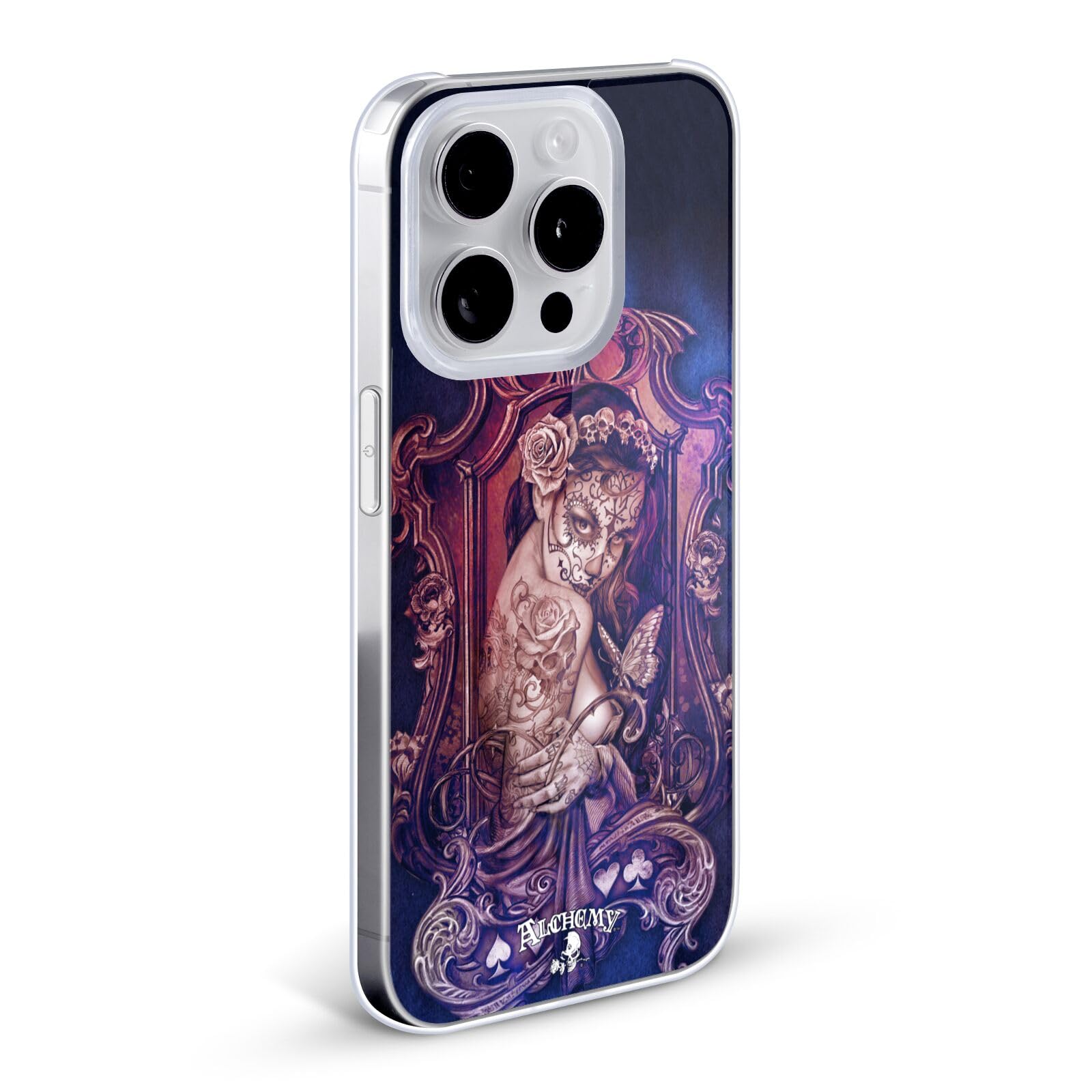 Alchemy Gothic Widow Woman Hard Back Case for Apple iPhone 13 Mini - Officially Licensed Gothic Phone Cover | Perfect for Halloween, Gothic Fashion & Alternative Lifestyle