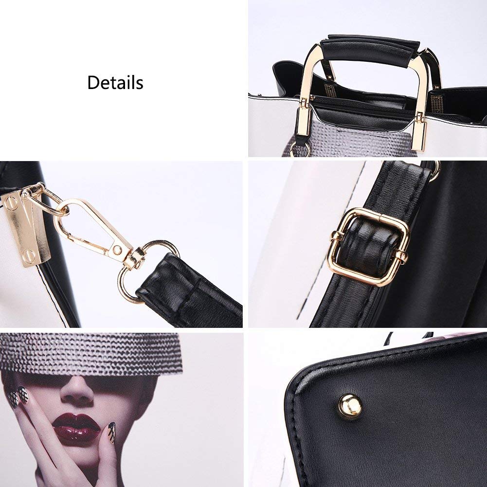 Women's Leather Handbags - Nevenka Top Handle Satchel & Shoulder Tote for Work & Travel