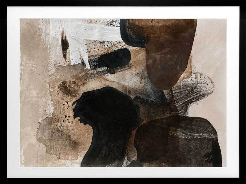 Earthen Hues I Framed Art Print - Nature Inspired Wall Decor for Living Room, Bedroom & Office - Ready to Hang Canvas Painting