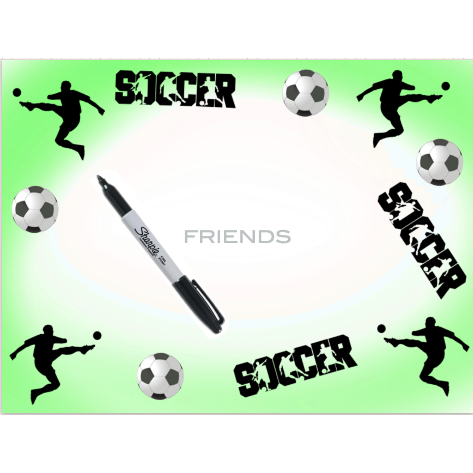 Autograph Cling Its Soccer - Self-Adhesive Player Signature Collectors Kit for Soccer Fans - Perfect for Memorabilia, Jerseys, and Scrapbooking