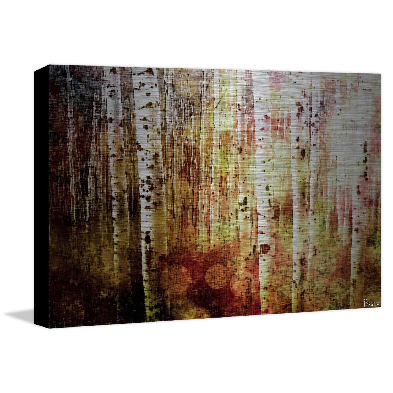 Parvez Taj Aspen Painting Print on Metal - Stunning Landscape Wall Art for Living Room, Bedroom & Office Decor