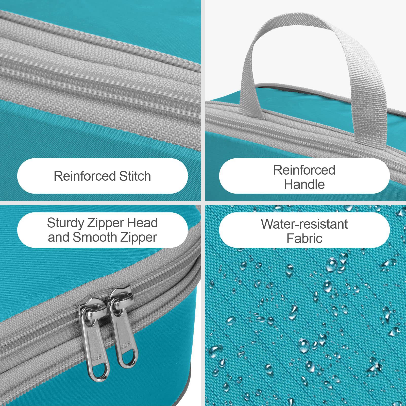 Cambond Compression Packing Cubes for Travel - 4-Piece Set of Luggage Organizers for Women, Space-Saving Travel Essentials for Carry-On Suitcases | Perfect for Business Trips, Vacations & Weekend Getaways