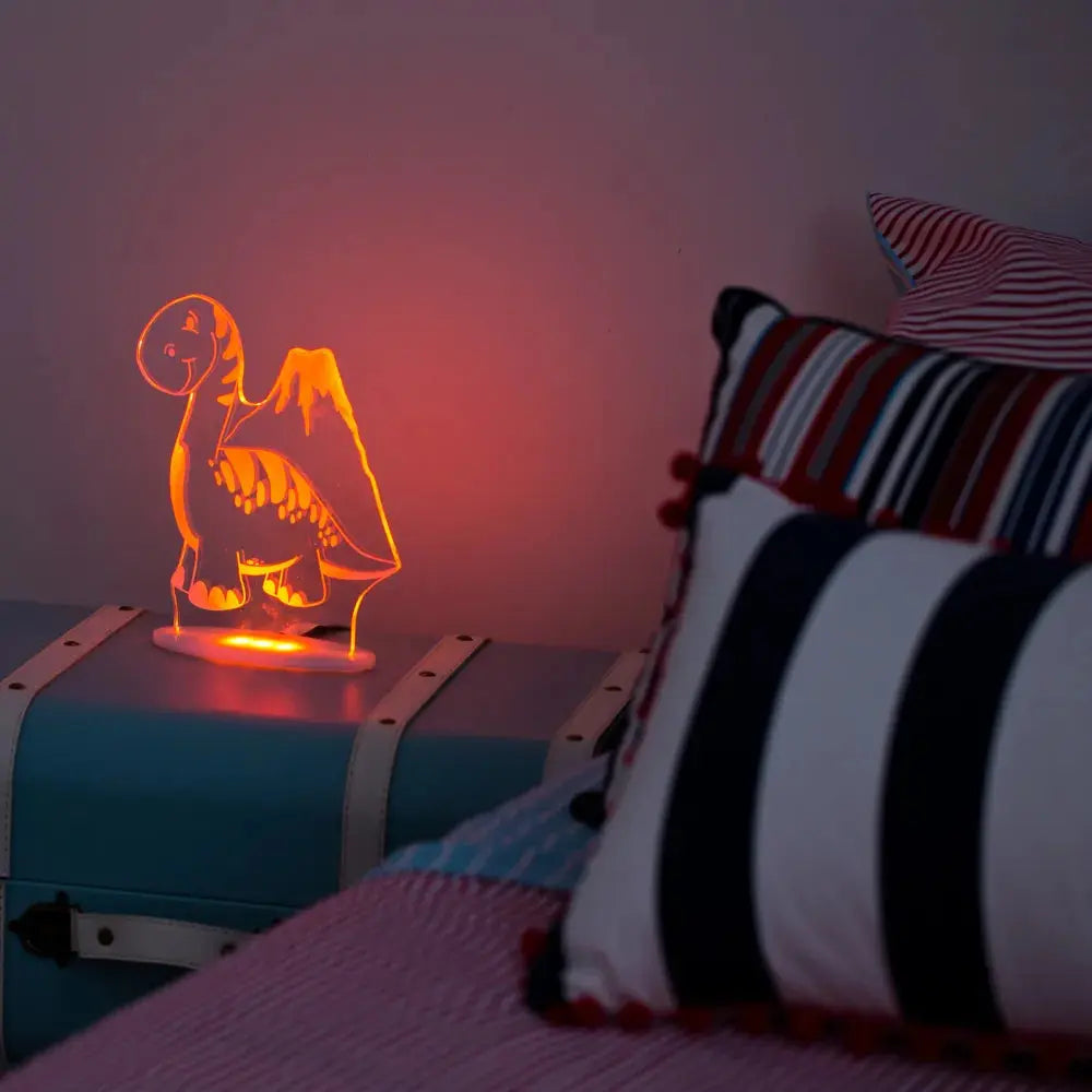 Duski Dinosaur Night Light for Kids - Cute LED Night Light for Bedroom, Nursery, Kids Room - Perfect for Bedtime, Sleep Aid, and Nighttime Comfort