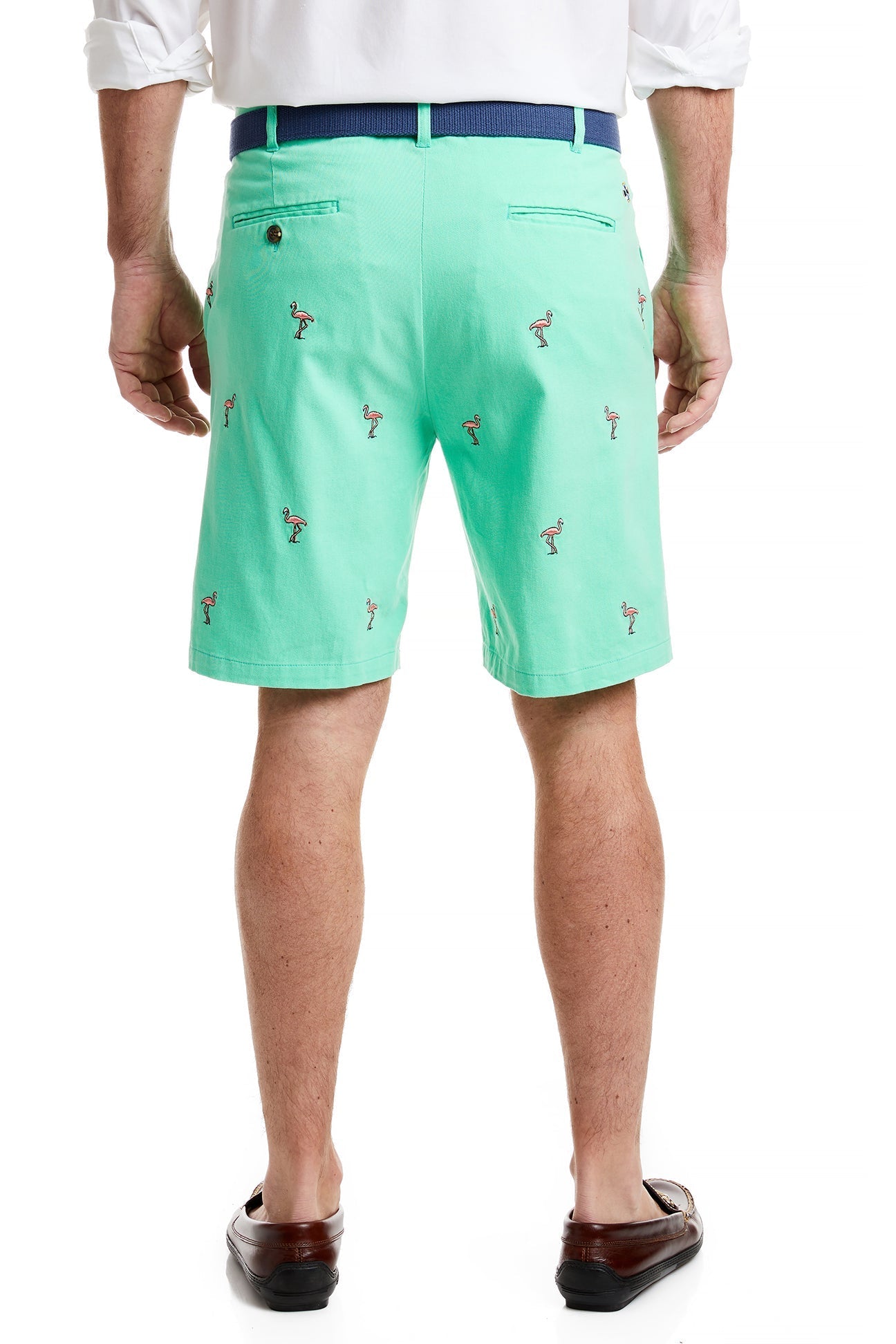 Cisco Short Sleeve Spring Green T-Shirt with Flamingo Print - Casual Summer Wear for Men & Women