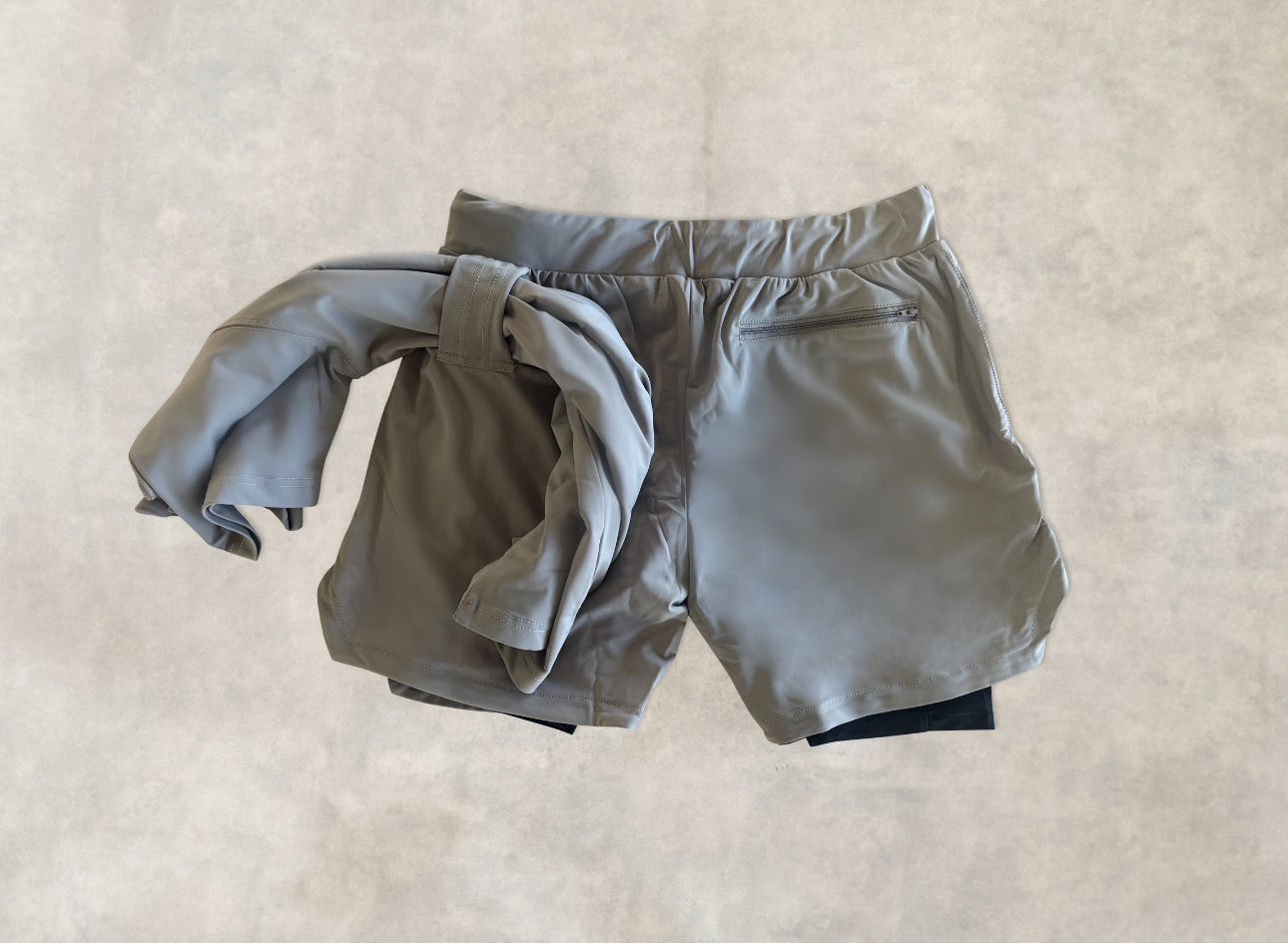 Cerus Biscuit Janus 2-in-1 Running Shorts with Built-in Liner - Men's Athletic Workout Gym Shorts for Jogging, Training & Outdoor Activities