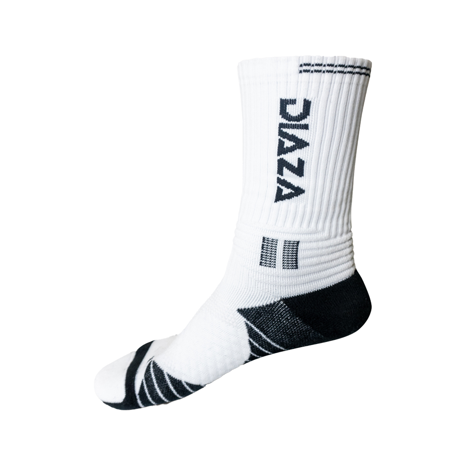 Brooklyn FC Crew Socks White - Comfortable Soccer Football Athletic Socks for Men & Women - Perfect for Sports, Training, and Casual Wear