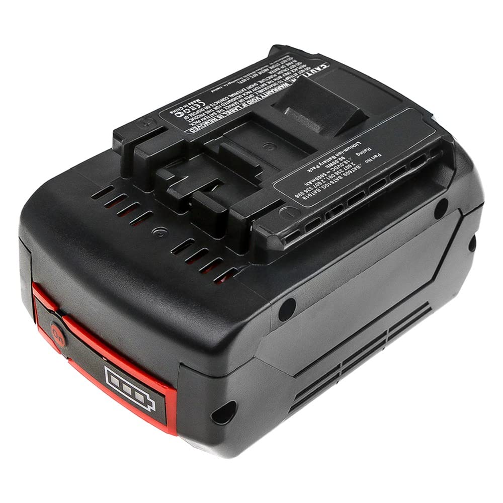 Synergy Digital 18V 5000mAh Li-ion Replacement Battery for Bosch 25618-02 Power Tools - Compatible with Bosch 2 607 336 091, 2 607 336 092, 2 607 336 169 - High Capacity Battery Pack for Bosch Drills, Circular Saws, Jigsaws, Sanders & More - Perfect for DIY Projects, Construction Work & Home Renovations