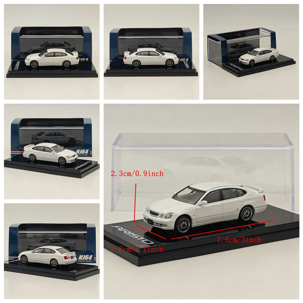 1/64 Scale Toyota Aristo V300 Vertex Edition Early Version - Hobby Japan Customized Diecast Model Car for Collectors & Display - Perfect for Car Enthusiasts & Model Showcases