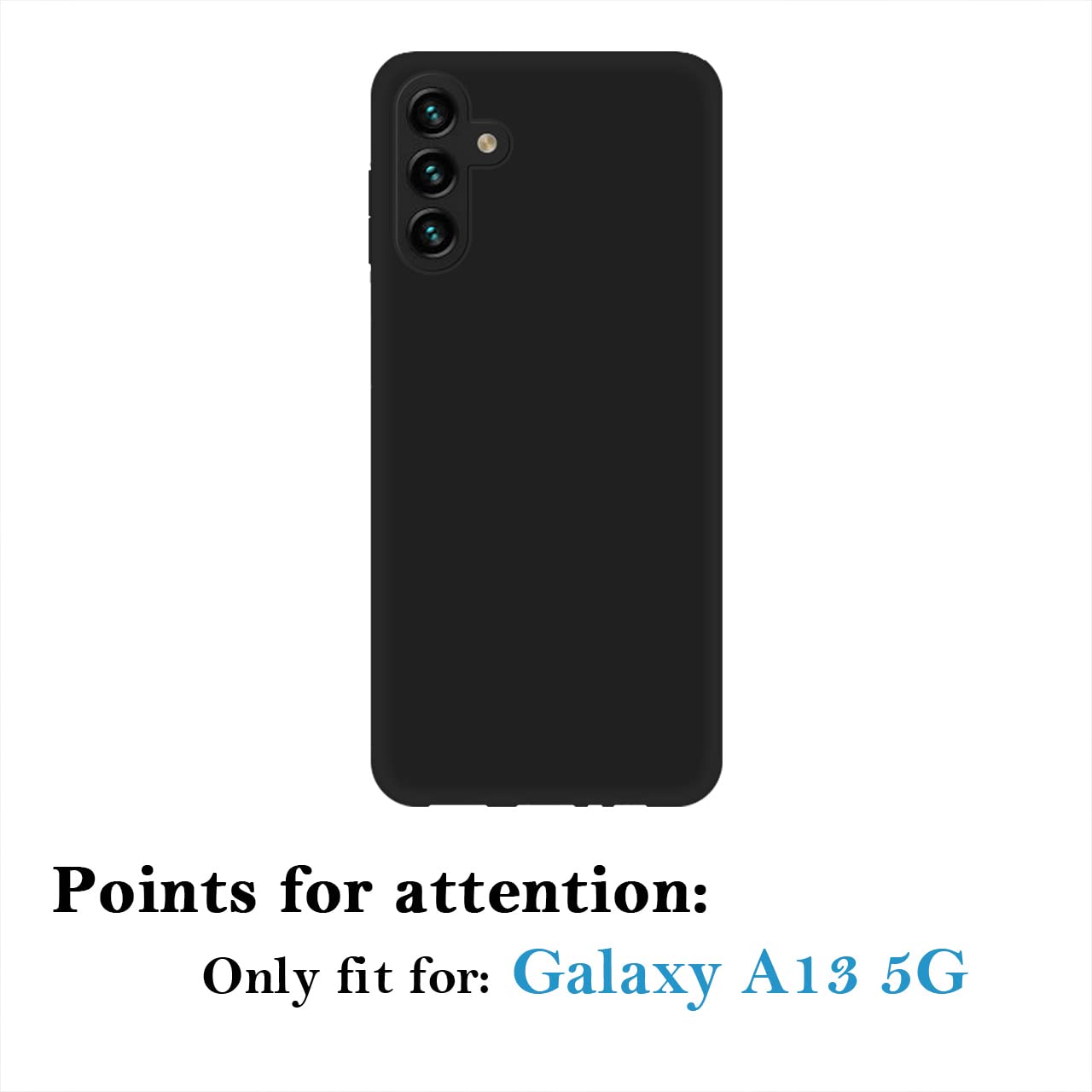 Custom Samsung Galaxy A13 5G/A13 Phone Case - Personalized Photo/Text/Name Design - Anti-Scratch Soft TPU Protective Cover (Black) - Perfect for Everyday Use, Gifts & Travel Protection