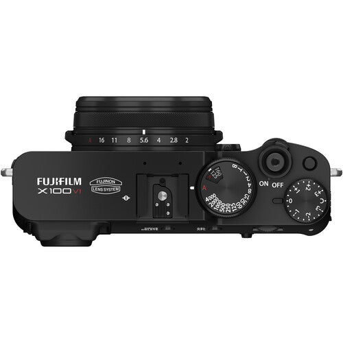 FUJIFILM X100VI Digital Camera 40.2MP APS-C Mirrorless Camera with 23mm F2 Lens - Black | Compact Travel & Street Photography Camera for Professionals & Enthusiasts