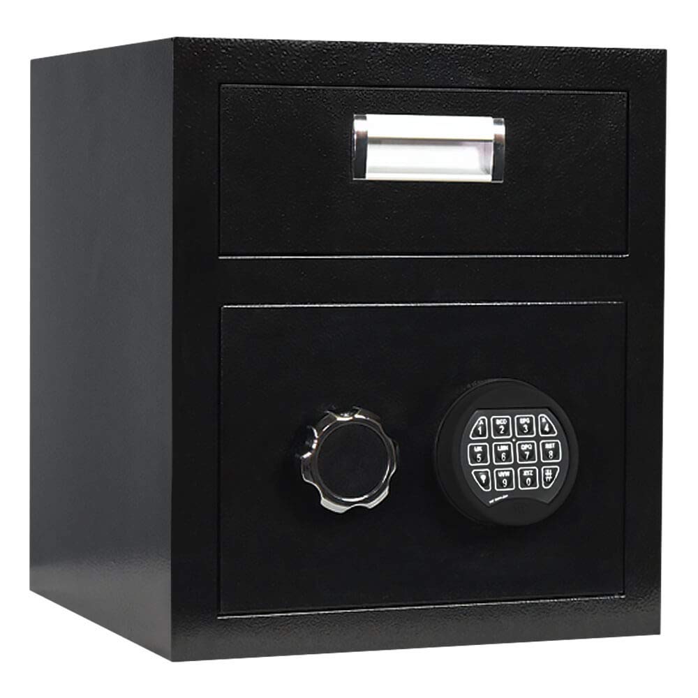 Stealth Drop Safe DS1614 - Secure Cash Depository Vault for Business | Anti-Theft Money Storage Box for Retail Stores, Offices & Banks