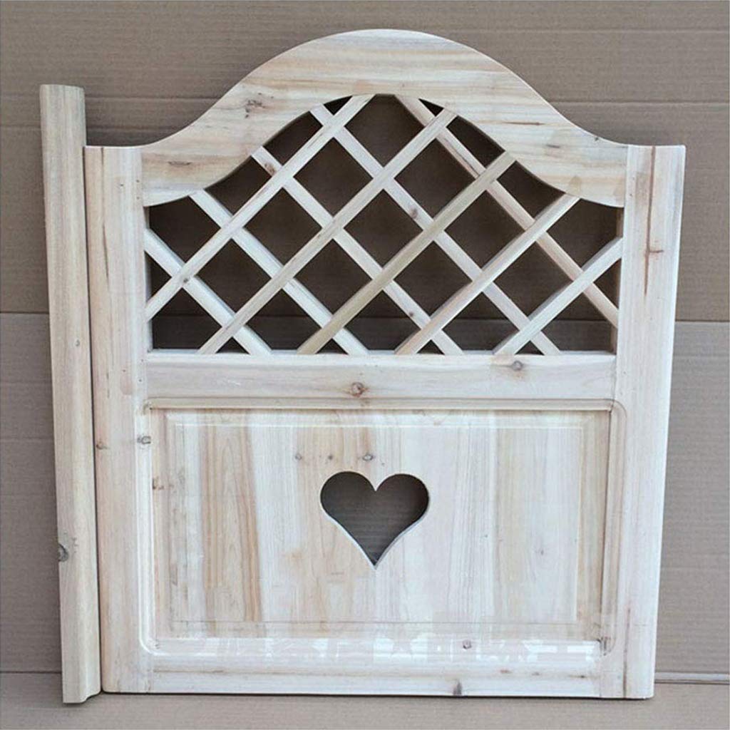 **Solid Wood Louvered Swinging Cafe Doors - Unfinished Customizable Saloon Porch, Kitchen, or Restaurant Entrance - Indoor/Outdoor Use for Bars, Terraces & Partitions**