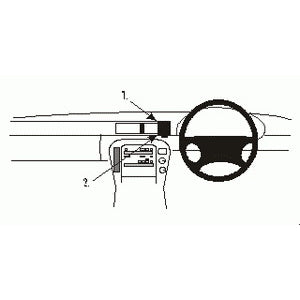 ClicOn No Holes Center Dash Mount for Lexus SC Series (1992-2000) - Universal Phone Holder for Car Dashboard - Perfect for GPS Navigation & Hands-Free Driving
