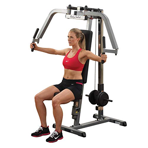 Body-Solid Plate Loaded PEC Machine - Professional Strength Training Equipment for Home & Commercial Gyms | Perfect for Chest, Shoulder & Arm Workouts