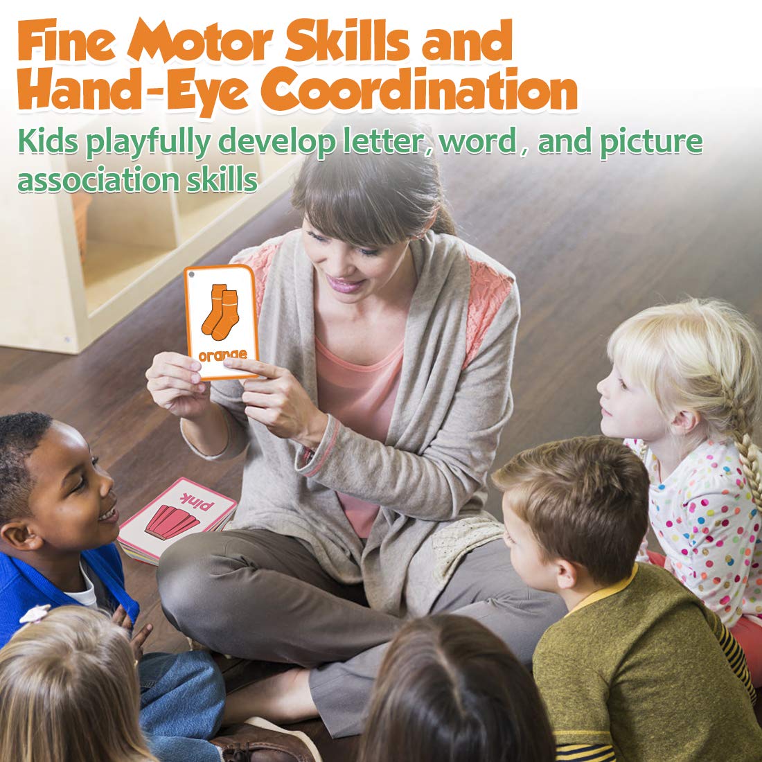 Alphabet Flash Cards for Toddlers - 4 Set Learning Cards for Numbers, Letters & Shapes | Tracing Activities for Kindergarten Kids