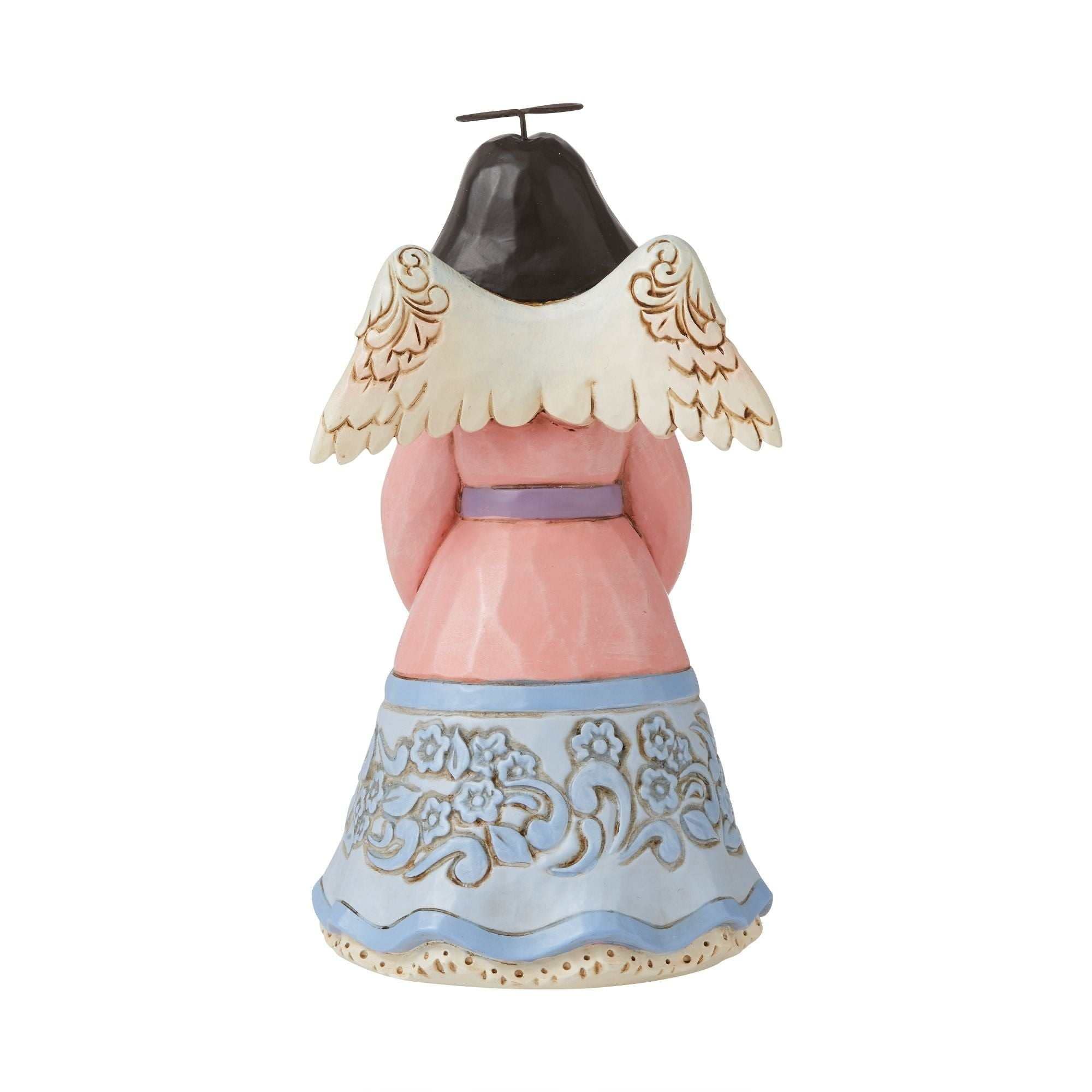 Enesco Jim Shore Heartwood Creek Pint-Sized AA Easter Angel Figurine - Hand-Painted Collectible for Easter Decorations, Gift Giving & Home Display