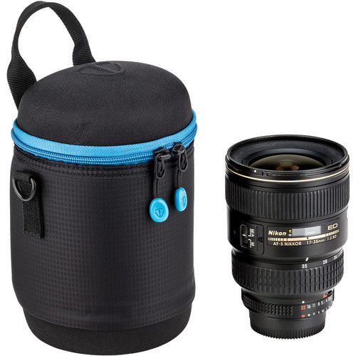 Tenba Tools Lens Capsule 6x4.5 Inch (15x11 cm) Black - Protective Camera Lens Pouch for DSLR, Mirrorless & Photography Equipment - Perfect for Travel, Outdoor Shoots & Professional Storage
