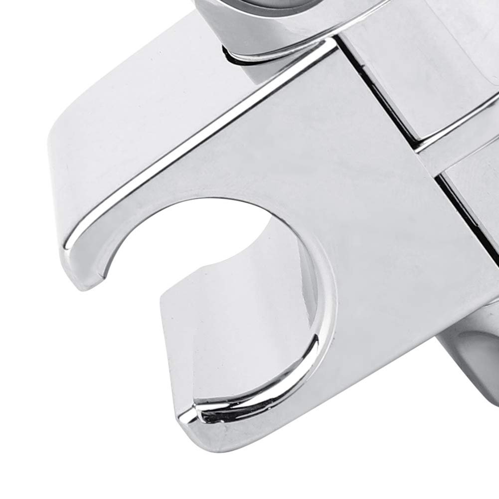 25mm Shower Head Bracket Holder - Replacement Shower Rail Clamp for Slide Shower Arms & Bars - Perfect for Bathroom Renovation & Handheld Shower Installation