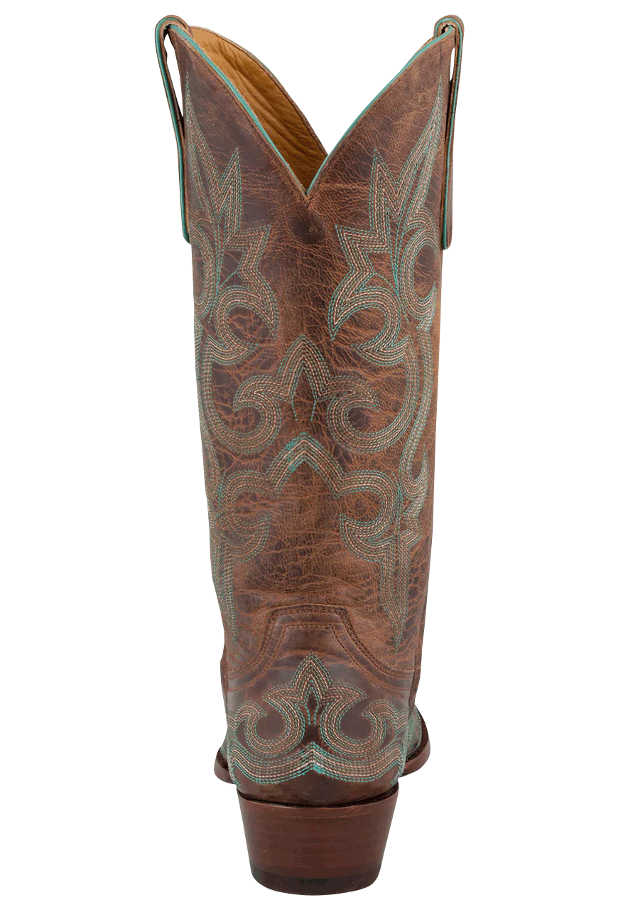Old Gringo Goat Diego Cowgirl Boots - Rust Brown Western Boots for Women | Comfortable & Stylish Riding Boots for Country Dancing, Rodeo & Casual Wear