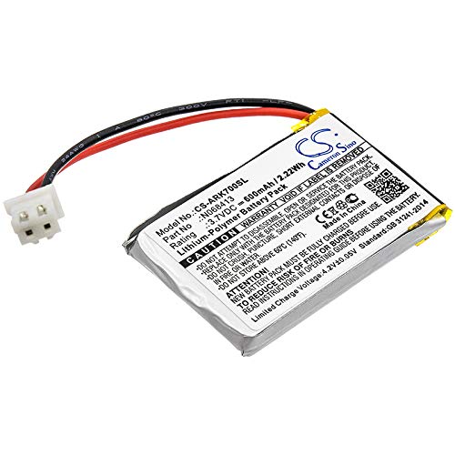 600mAh 3.7V Replacement Battery for Atrack AK7 GPS Tracker - Compatible with AK7 GPS N068413 - Perfect for Outdoor Tracking, Fleet Management & Vehicle Security