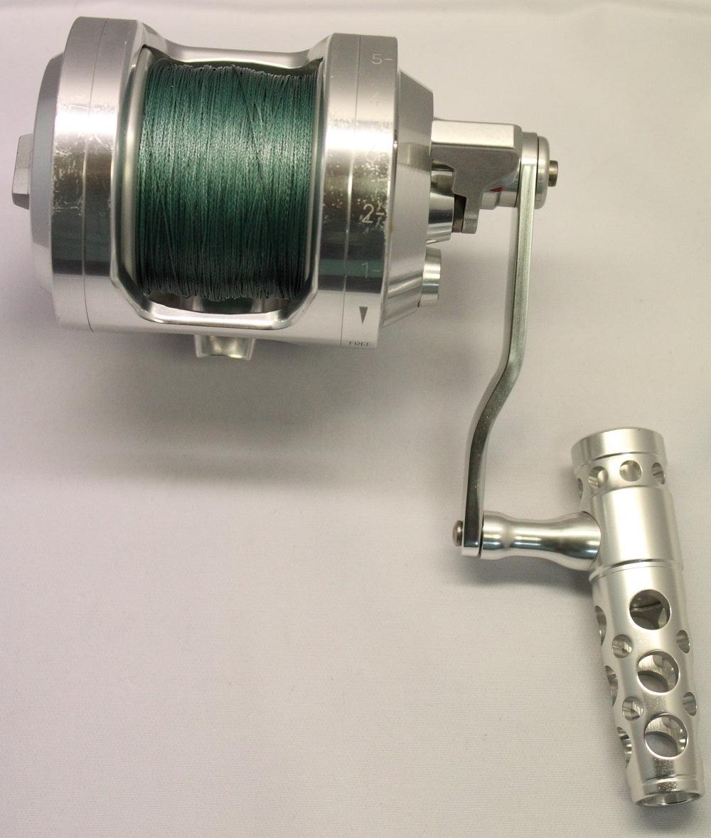 Jigging World Power Handles for Alutecnos Gorilla 12 Fishing Reels - Upgrade Your Saltwater & Offshore Fishing Gear for Big Game Angling