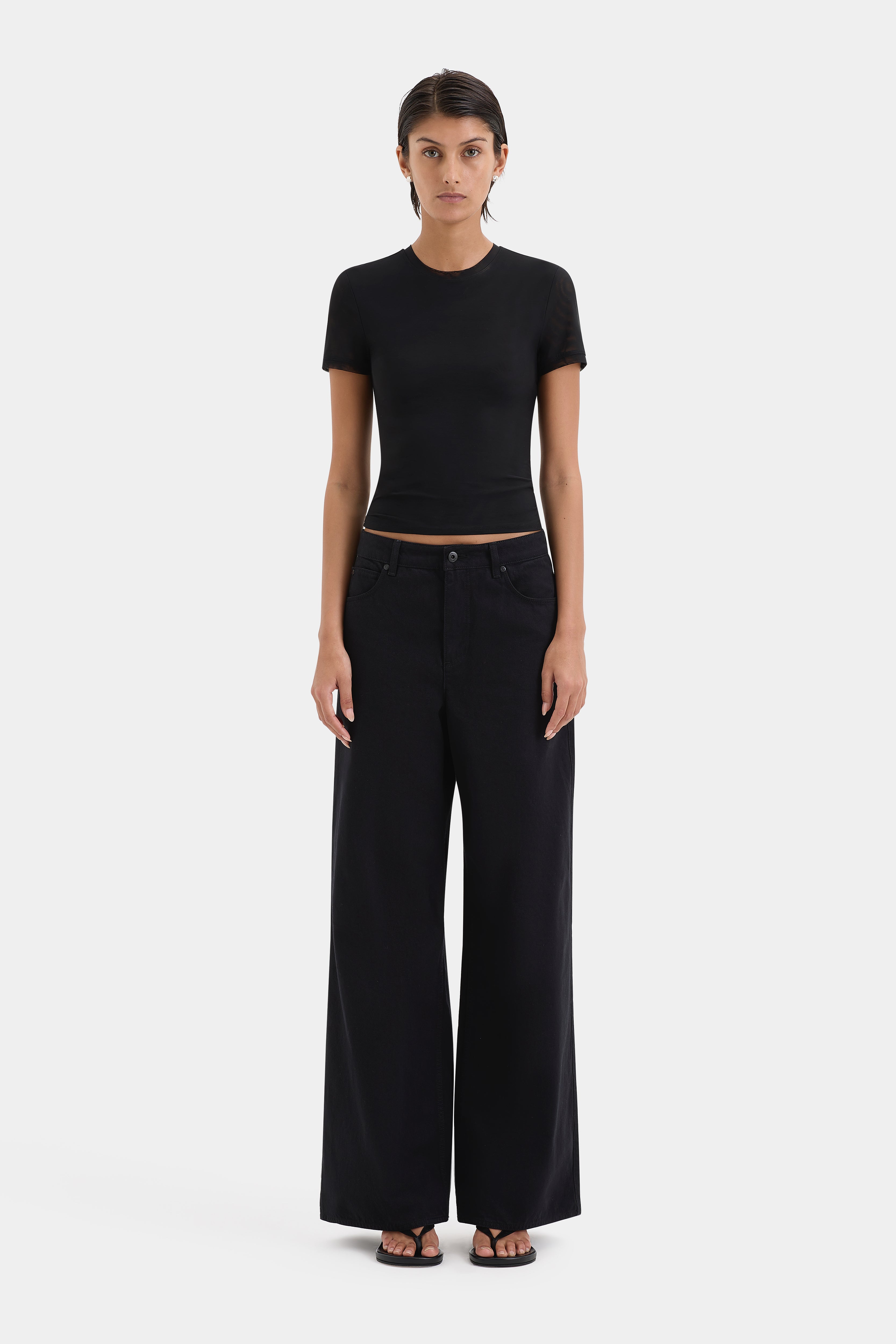 Stella Women's High Waist Wide Leg Jeans - Comfortable Stretch Denim Pants for Casual Wear & Everyday Outfits