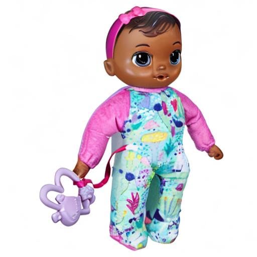 Baby Alive Soft ‘n Cute 11-Inch First Baby Doll with Brown Hair | Washable Soft Toy for Toddlers 18+ Months | Perfect Easter Gift for Kids | Great for Pretend Play, Role Playing & Early Childhood Development