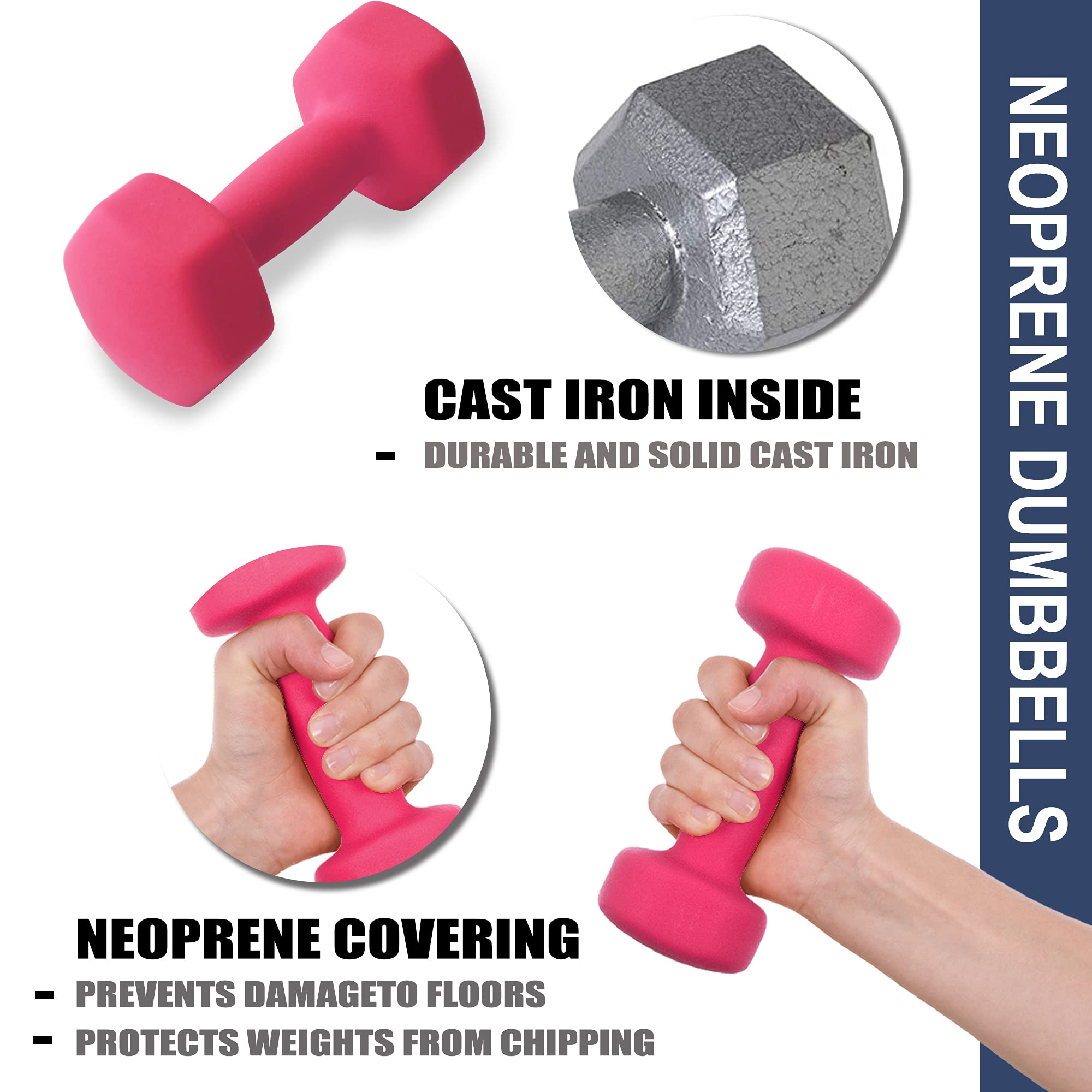 Balelinko Home Gym Equipment Set for Strength Training, Weight Loss, Pilates & Yoga - Adjustable Weights for Women, Men, Seniors & Youth | Perfect for Home Workouts, Fitness Routines & Small Spaces
