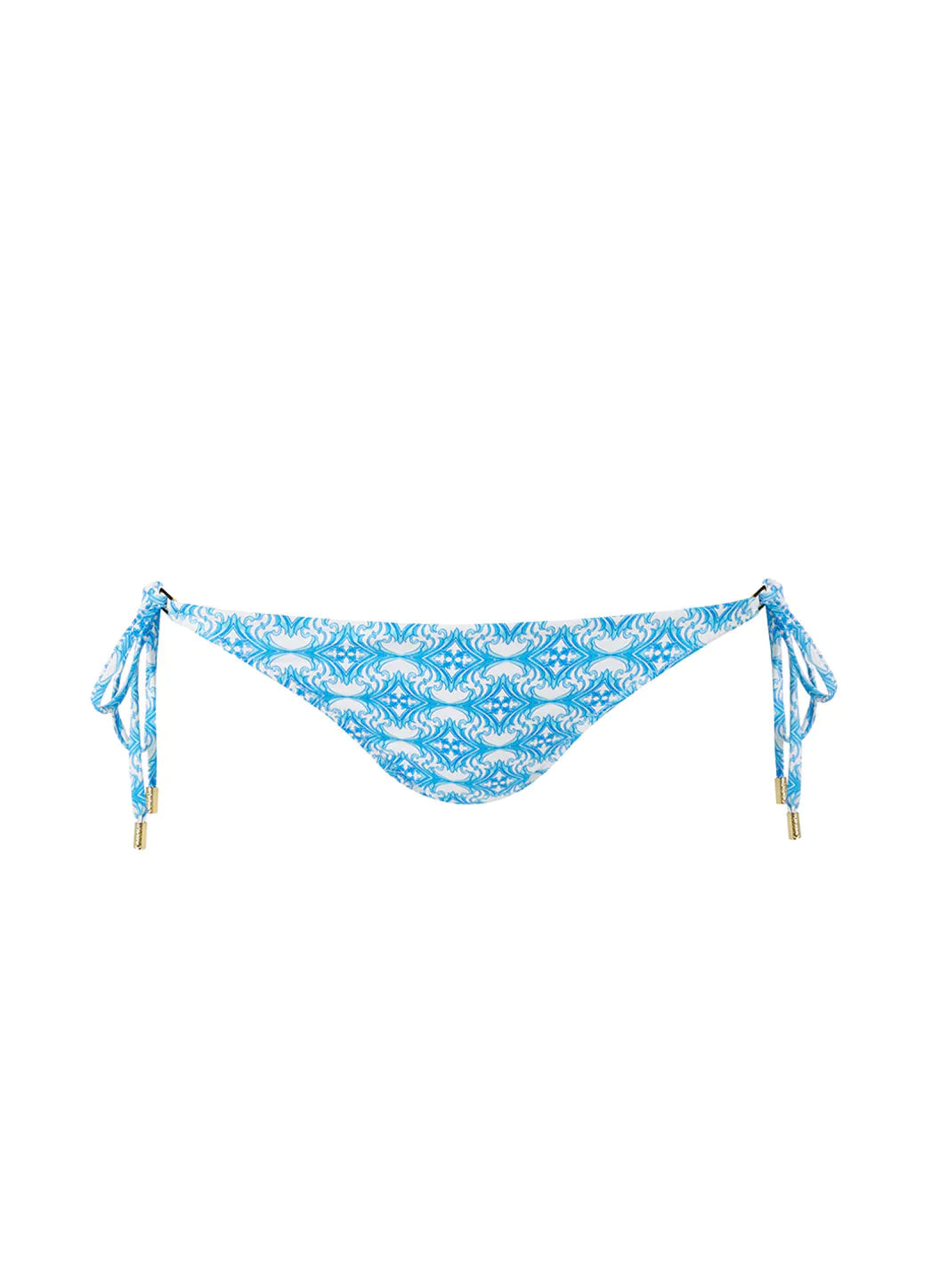 Cancun Bikini Bottoms Diamond Blue - High Waisted Swimwear for Women, Sexy Beachwear for Summer Vacation, Pool Party & Tropical Getaways