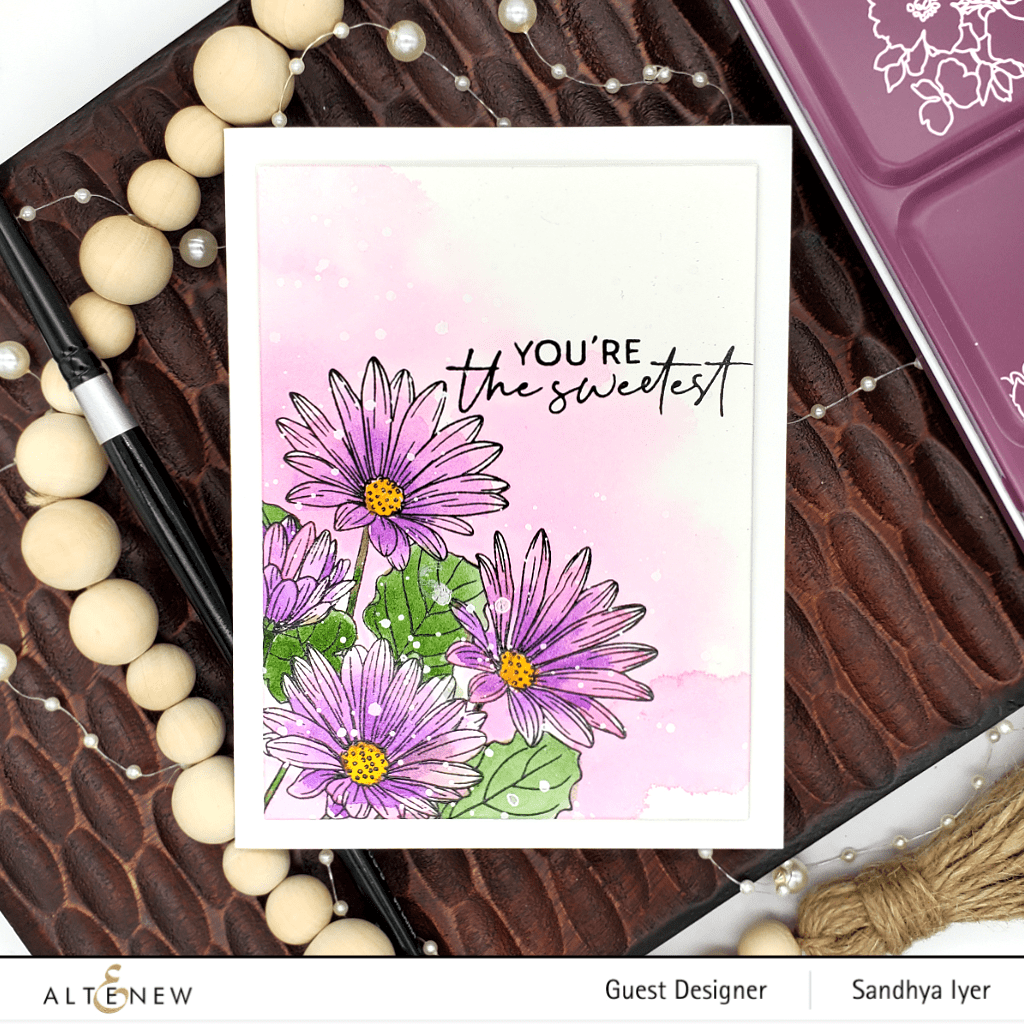 African Daisy Outline Stamp Set for Painting - DIY Floral Art Stamps for Scrapbooking, Card Making & Home Decor