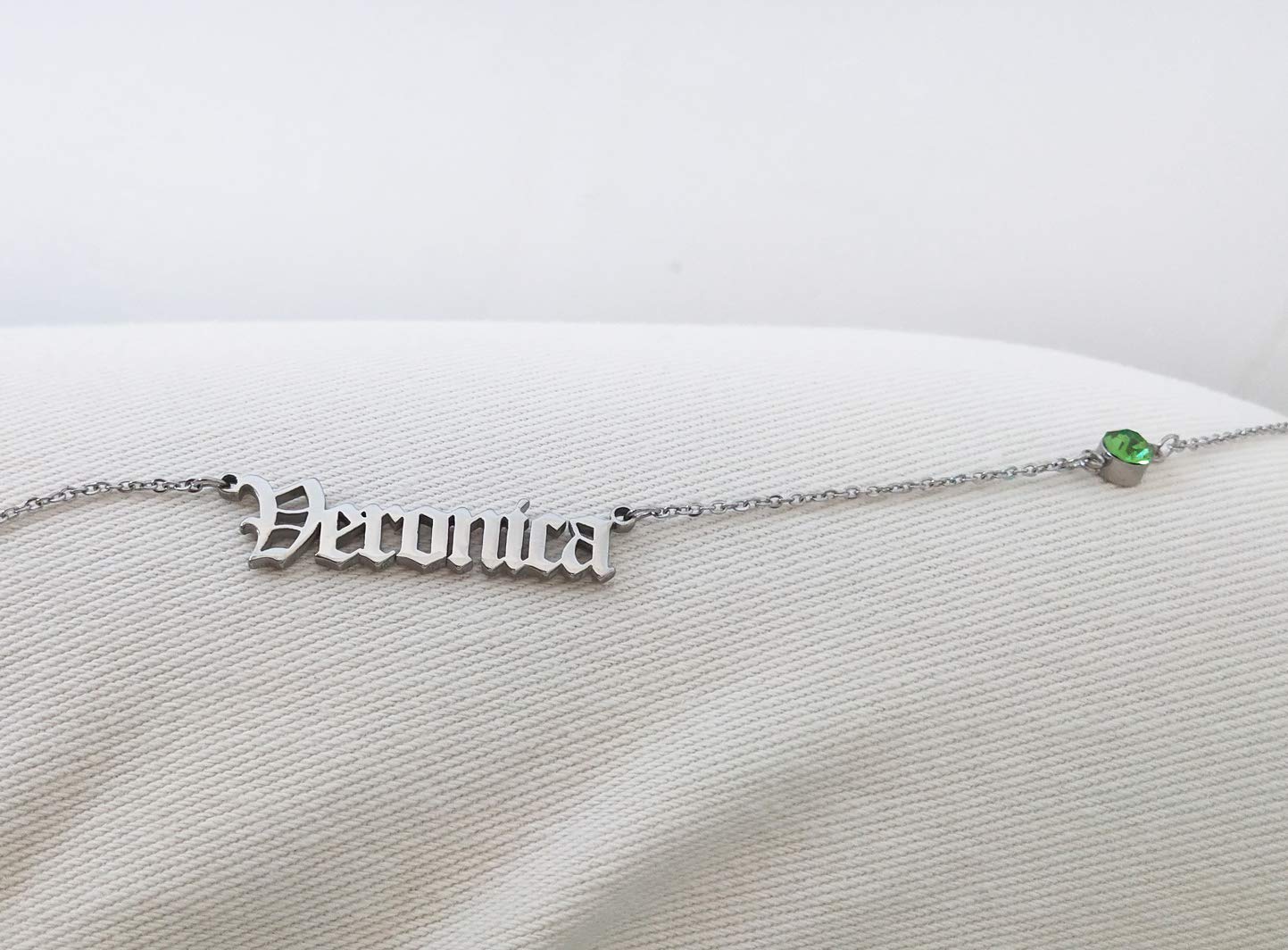 Custom Name Necklace Personalized Jewelry for Women - Engraved Any Name - Perfect Gift for Mom, Wife, Girlfriend - Birthday, Anniversary, Valentine's Day Gift Idea